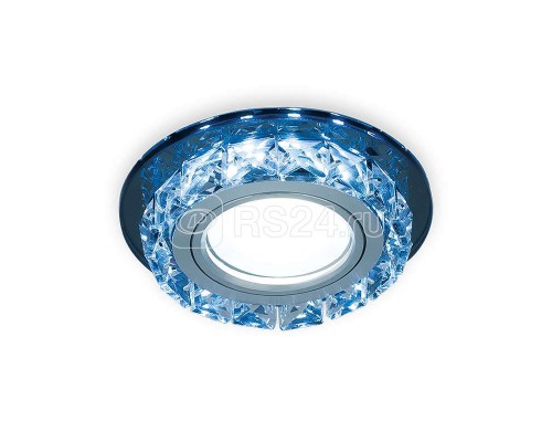Светильник светодиодный Backlight BL042 GU5.3 4100К круглый черн./кристалл/хром Gauss BL042