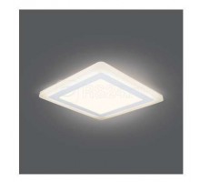 Светильник светодиодный Backlight BL124 квадрат. акрил 12+4Вт LED 3000К 190х190 Gauss BL124