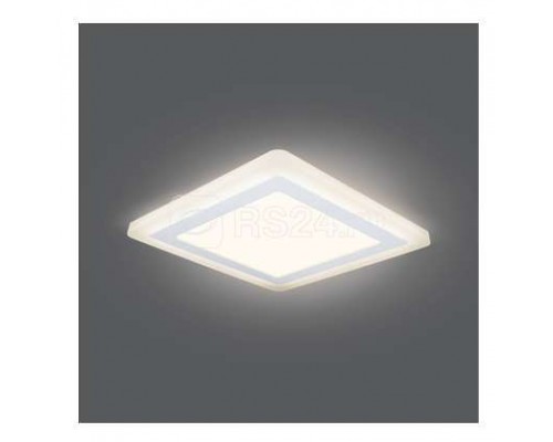 Светильник светодиодный Backlight BL124 квадрат. акрил 12+4Вт LED 3000К 190х190 Gauss BL124