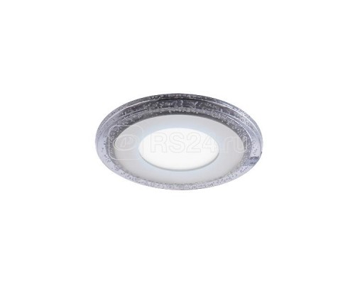 Светильник светодиодный Bubbles BL315 3+3Вт 4000К 350лм 103х31мм d80 круглый Gauss BL315