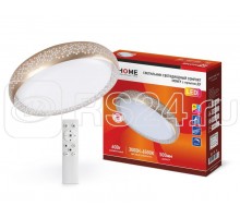 Светильник светодиодный COMFORT HONEY 60Вт 230В 3000-6500К 4800лм 500х110мм c пультом ДУ IN HOME 4690612034447