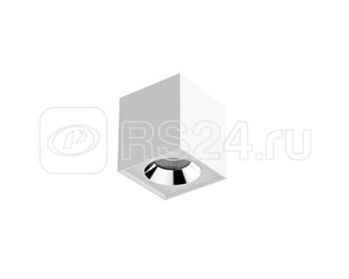Светильник светодиодный DL-02 Cube 100х110 12Вт 3000К 35град. накладной RAL9010 бел. матовый VARTON V1-R0-00360-20000-2001230