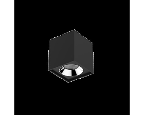 Светильник светодиодный DL-02 Cube 100х110 12Вт 4000К 35град. накладной RAL9005 черн. мат. VARTON V1-R0-T0360-20000-2001240