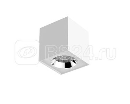 Светильник светодиодный DL-02 Cube 125х135 20Вт 3000К 35град. накладной RAL9010 бел. матовый VARTON V1-R0-00360-20000-2002030