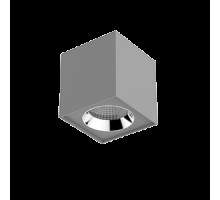 Светильник светодиодный DL-02 Cube 125х135 20Вт 4000К 35град. накладной RAL7045 сер. мат. VARTON V1-R0-H0360-20000-2002040