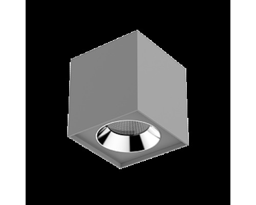 Светильник светодиодный DL-02 Cube 150х160 36Вт 4000К 35град. накладной RAL7045 сер. мат. VARTON V1-R0-H0360-20000-2003640