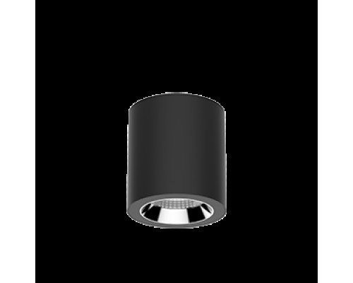 Светильник светодиодный DL-02 Tube 125х135 18Вт 3000К 35град. накладной RAL9005 черн. мат. VARTON V1-R0-T0113-20000-2001830