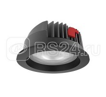 Светильник светодиодный DL-PRO 226х96 52Вт 4000К IP65 круглый встраив. (монтаж. отв. 200-215мм) RAL9005 черн. матовый VARTON V1-R0-T0777-10000-6505240