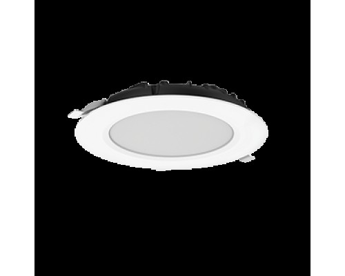 Светильник светодиодный DL-SLIM 222х38 30Вт 4000К IP44 круглый встраив. (монтаж. отв. 195мм) диммер DALI VARTON V1-R0-00548-10D01-4403040