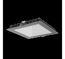 Светильник светодиодный Downlight 200х200х25 25Вт 3000К IP44 квадратный встраив. RAL7045 сер. мат. VARTON V1-R0-H0342-10000-4402530