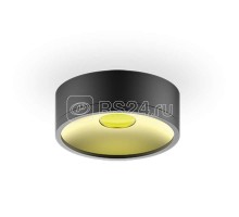 Светильник светодиодный HD027 17Вт 3000К 140х50 1100лм накладной черн. золото Gauss HD027