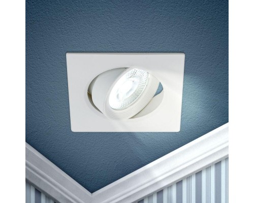 Светильник светодиодный KL LED 21A-5 4K WH квадратный поворотн. LED SMD 5Вт 4000К бел. ЭРА Б0037035