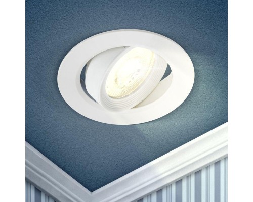 Светильник светодиодный KL LED 22A-5 3K WH круглый поворотн. LED SMD 5Вт 3000К бел. ЭРА Б0037036