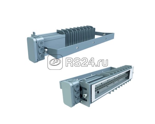 Светильник светодиодный LAD LED R320-1-PG-50 55Вт 5000К IP65 230В рассеив. призма крепление на лире LADesign LADLED1РG50L