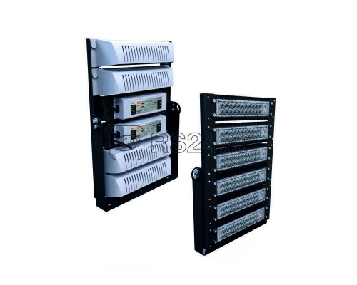 Светильник светодиодный LAD LED R500-6-M-6-300L 300Вт 5000К IP67 230В КСС типа Ш крепление на лире LADesign LADLED6M6300L