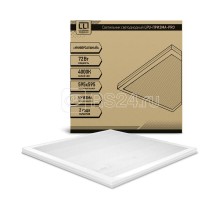 Светильник светодиодный LPU-ПРИЗМА-PRO 72Вт 230В 4000К 5000Лм 595х595х19мм IP40 панель бел. (с драйвером) LLT 4690612018874