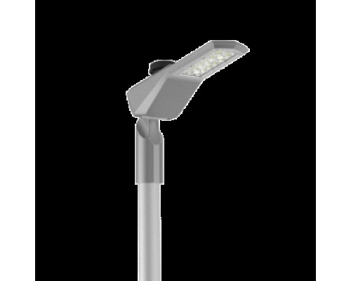 Светильник светодиодный Levante Plaza 30Вт кронштейн 48мм 3000К уличный 1..10V NEMA RAL7045 сер. муар VARTON V1-S1-70648-40U34-6603030