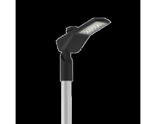 Светильник светодиодный Levante Plaza 60Вт кронштейн 60мм 4000К уличный 1..10V NEMA RAL9005 черн. муар VARTON V1-S1-90660-40U34-6606040