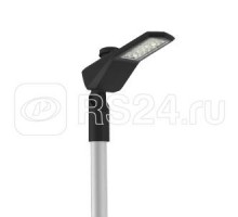 Светильник светодиодный Levante Urban 25Вт кронштейн 48мм 3000К уличный 1..10V NEMA RAL9005 черн. муар VARTON V1-S1-90648-40U30-6602530