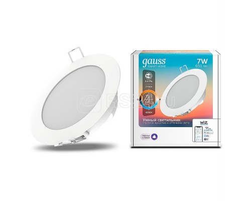 Светильник светодиодный Smart Home 7Вт DIM+CCT Gauss 2030122