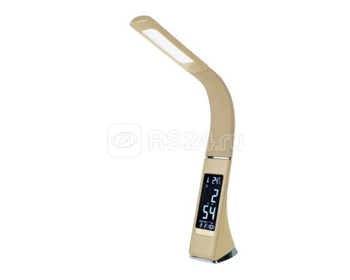 Светильник светодиодный TLD-542 Cream/300лм/5000К/Dimmer настол. часы календ. терм. крем. 5Вт Uniel UL-00003303