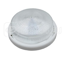 Светильник светодиодный ULO-K05B 12Вт/6000К/R24 IP44 WHITE/GLASS накладной 1200лм диаметр 240мм корпус бел. Uniel UL-00005243