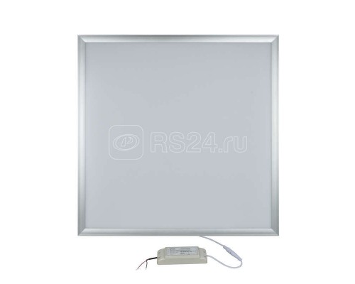 Светильник светодиодный ULP-6060-42W/NW EFFECTIVE SILVER потолоч. встраиваемый бел. 4000К корпус серебр. с источн. питания Uniel UL-00001794