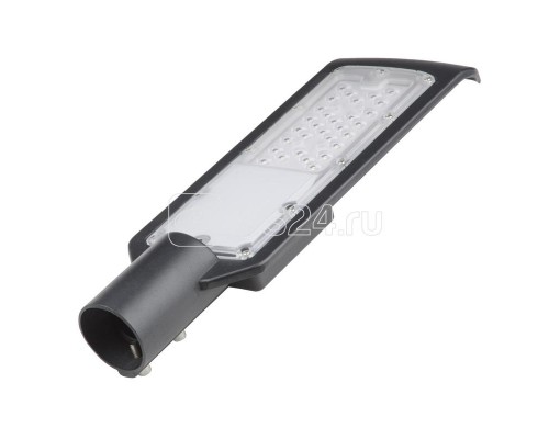 Светильник светодиодный ULV-Q610 30W/6500К BLACK 6500К дневной бел. уличный консольный IP65 Uniel UL-00006084