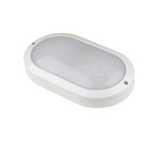 Светильник светодиодный ULW-K12A 10Вт/5000К IP54 WHITE Овал влагозащ. 1200лм корпус бел. Uniel UL-00005456