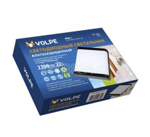 Светильник светодиодный ULW-Q280 22Вт/4000К/S02 IP65 BLACK влагозащ. прямоугольник 200х160х58мм корпус бел. Volpe UL-00006711