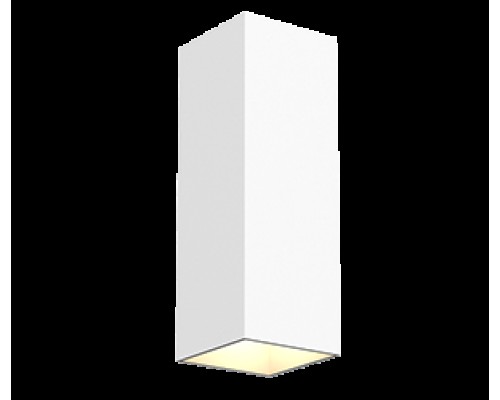Светильник светодиодный WL-Cube 80х80х230 10Вт 4000К IP54 угол 60град. настенный RAL9010 бел. матовый VARTON V1-R5-Y0513-21000-5401040