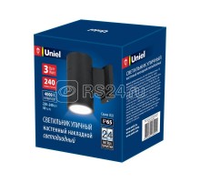 Светильник светодиодный архитектурный ULU-S21A-3W/4000К IP65 BLACK уличный накладной бел. свет корпус черн. Uniel UL-00006801