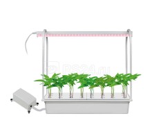 Светильник светодиодный для растений ULT-P44С-10W/SPLE AQUA WHITE IP20 с подставкой и компрессором Минисад AQUA спектр для фотосинтеза Uniel UL-00004497