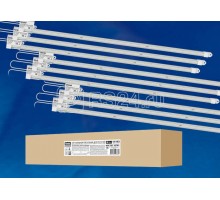 Светильник светодиодный для растений ULY-P90-10W/SPFR/K CLEAR AC220V KIT09 600мм IP65 линейный спектр для фотосинтеза (уп.9шт) Uniel UL-00003852
