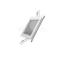 Светильник светодиодный ДВО 6Вт 4100К 400лм IP20 квадрат slim бел. Gauss 948111206