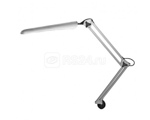 Светильник светодиодный Гермес сенсорный настол. на струбцине 8Вт серебр. Трансвит 125