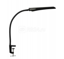 Светильник светодиодный Гермес СШ сенсорный настол. на струбцине 8Вт черн. Трансвит 000000000060