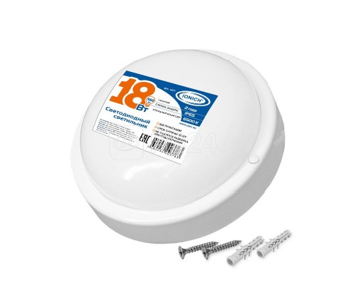 Светильник светодиодный ЖКХ ILED-SMD2835-СПП-18-1440-220-6.5-IP65-R IONICH 1471