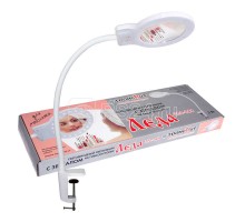 Светильник светодиодный Леда С-20-044 настол. на струбцине 3Вт с зеркалом бел. Трансвит 000000000976