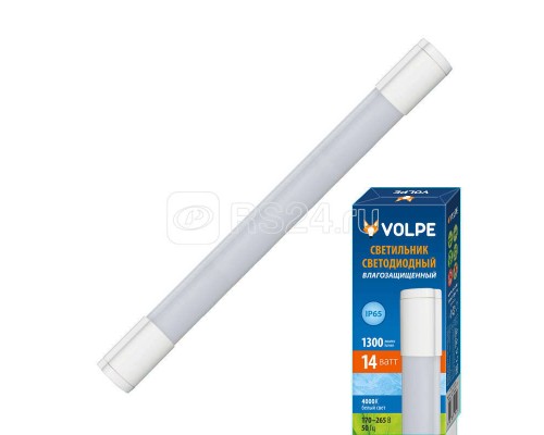 Светильник светодиодный накладной ULT-Q218 14W/NW IP65 WHITE белый свет 4000К IP65 бел. Volpe UL-00002581