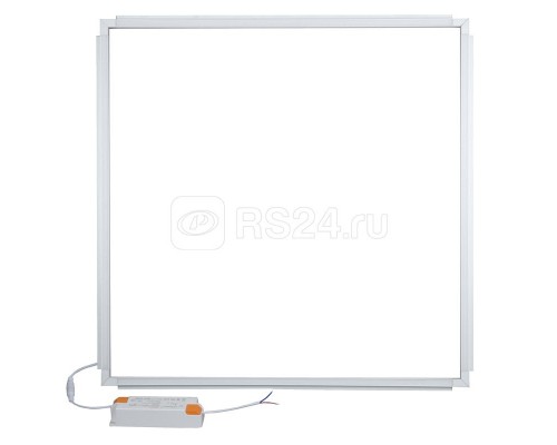 Светильник светодиодный потолочный ULO-RF6060-38W/4000K REFRAME WHITE 595х595мм бел. свет 4000К компл. с и/п бел. Uniel UL-00004632