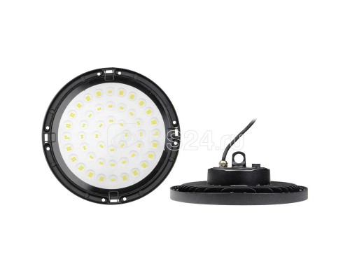 Светильник светодиодный промышленный ULY-U34C-100W/6500K IP65 BLACK дневной свет 6500К 120град. Uniel UL-00006871
