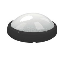 Светильник светодиодный влагозащ. ULW-O04-12W/NW BLACK овал пласт. корпус 12Вт 840Лм 4500К белый свет IP65 220В черн. Uniel 11137