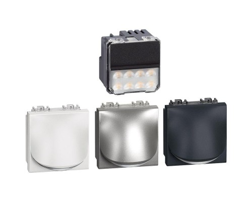Светильник точечный LivingLight для лестницы LED 230В 2.2Вт 70Лм 2м алюм. антрацит Leg BTC LN4361