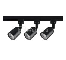 Светильник трековый LED ULB-Q292 8W/4200К/K BLACK SET31 набор 3 предмета на шинопроводе 1м с коннектором 1800лм корпус черн.. Volpe UL-00006780