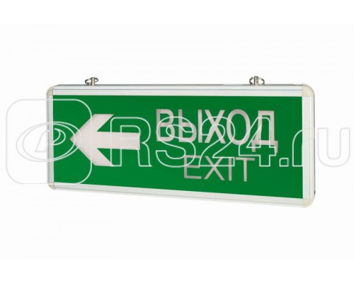 Светильник ВЫХОД-EXIT стрелка 1.5 ч IP20 аварийный двухсторонний VARTON V1-R0-70354-02A02-2300365