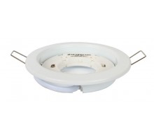 Светильник встраив. металл GX-53-01 220В бел. Ultraflash 14055
