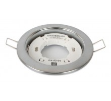 Светильник встраив. металл GX-53-04 220В мат. хром Ultraflash 14058