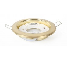 Светильник встраив. металл GX-53-05 220В мат.золото Ultraflash 14059
