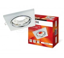 Светильник встраиваемый GX53R-SMT-glass под лампу GX53 КВАДРАТ СТЕКЛО 230В матовый IN HOME 4690612014111